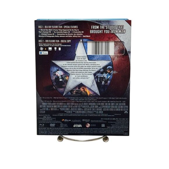 Captain America: The First Avenger (Two-Disc Blu-ray/DVD Combo - Picture 2 of 6